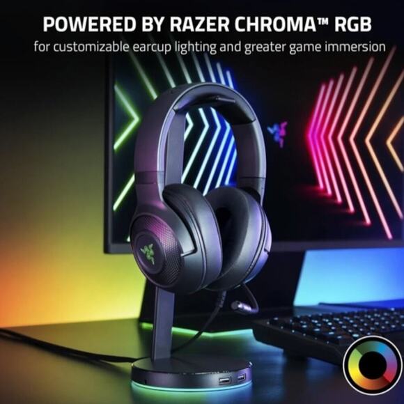 Razer Kraken V3 X Wired USB PC Gaming Headset | Black on Black | NEW/NIB!! - Picture 4 of 16